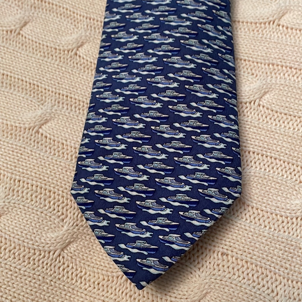 Vineyard Vines Silk Boats Tie